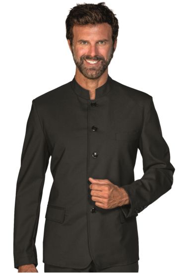 Riad jacket with vents - Isacco Nero