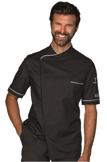 Dubai chef jacket - Isacco Black+white