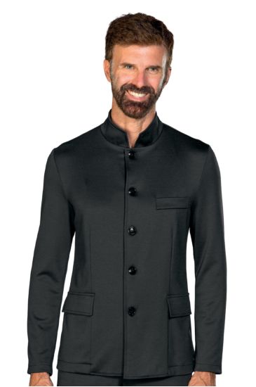 Miami man jacket in Milano Jersey Black Isacco