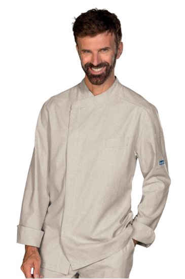 BILBAO LINEN CHEF JACKET Linen Isacco