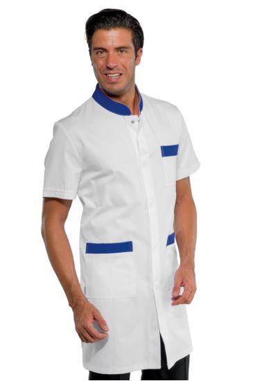 Camice Dover - Isacco White+blue Isacco