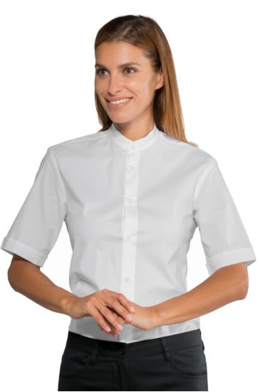 Camicia Unisex Detroit Stretch - Isacco Bianco