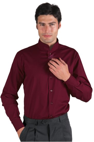 Camicia Unisex Dublino - Isacco Bordeaux