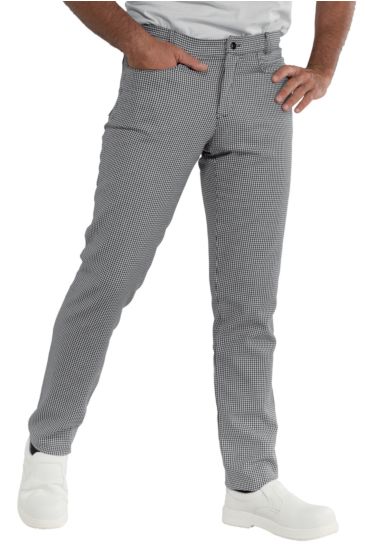 Pantalone Yale SLIM - Isacco Pied De Poule