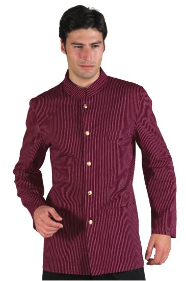 Korean shirt with no braiding - Isacco Bordeaux Vienna
