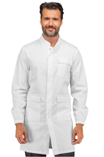 Unisex acid-proof Certified CE gown - Isacco White