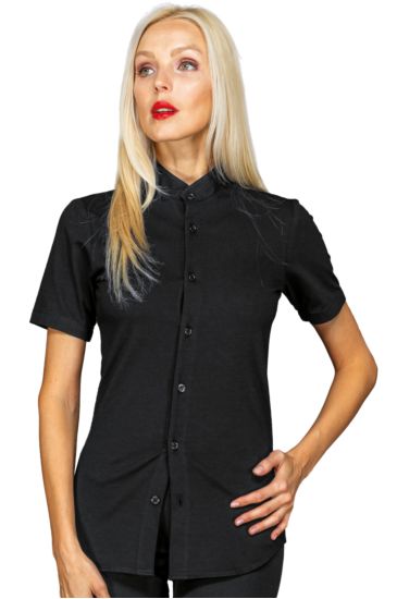 Camicia Unisex Portorico Jersey - Isacco Nero