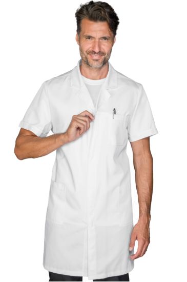 Camice Uomo zip - Isacco Bianco