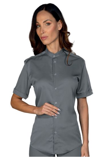 Detroit unisex stretch shirt Grey Isacco