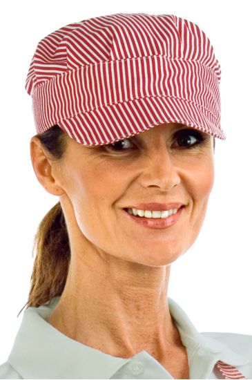 Sam cap - Isacco Red Striped