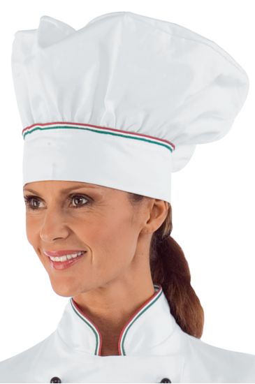 Cappello Cuoco - Isacco Bianco+italy