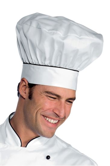 Cappello Cuoco - Isacco Bianco+nero