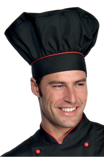 Chef hat - Isacco Black+red