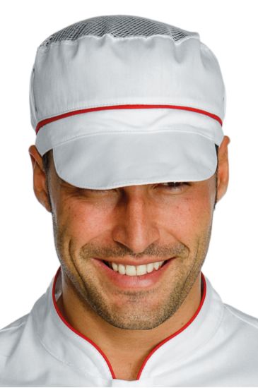 Charly cap - Isacco White+red