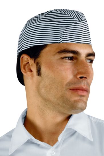 Adjustable hat sachet - Isacco Blue Striped