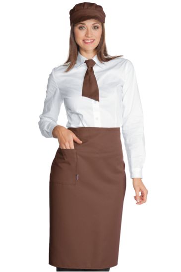 Dakar apron cm 100x70 - Isacco Brown