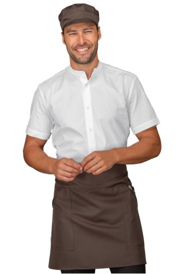 Ballantyne apron - Isacco Dark Brown