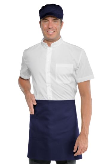 Waist apron cm 70x46 with pocket - Isacco Blu