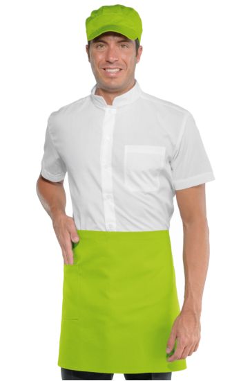 Waist apron cm 70x46 with pocket - Isacco Apple Green