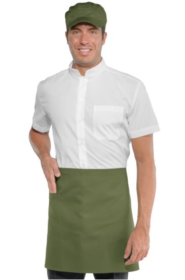 Waist apron cm 70x46 with pocket - Isacco Green Army