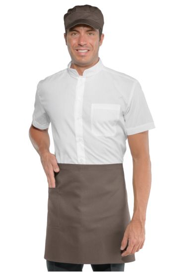 Waist apron cm 70x46 with pocket - Isacco Mud