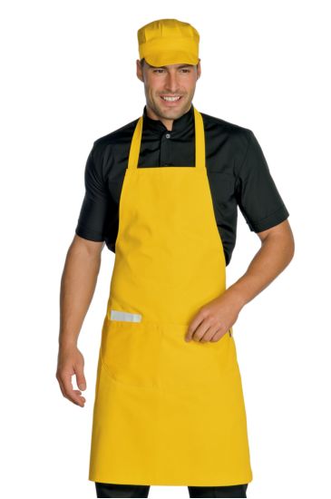 Breast apron cm 70x90 with round pocket - Isacco Yellow