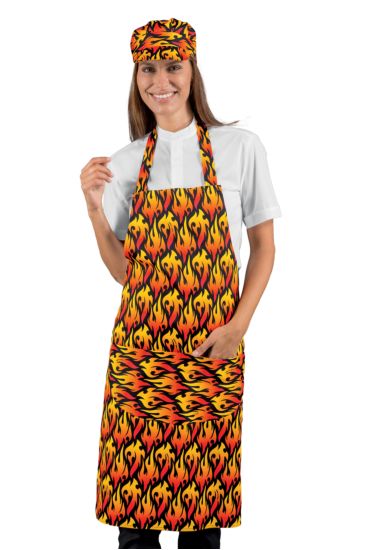 Breast apron cm 70x90 with round pocket - Isacco Ignis