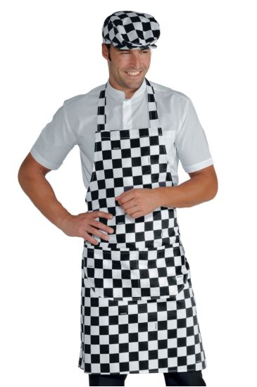 Breast apron cm 70x90 with round pocket - Isacco Chess