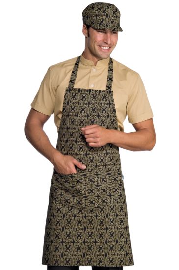 Breast apron cm 70x90 with round pocket - Isacco Maori 92