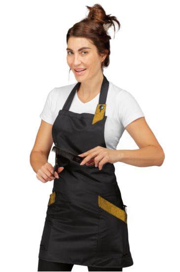 Grembiule Sherry - Isacco Black+golden Lurex Isacco