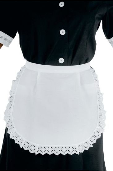 Laced apron - Isacco Bianco