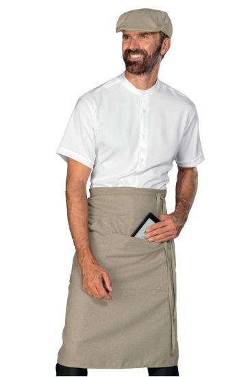 ELDORADO APRON NATURAL TABLET HOLDER Natural Isacco