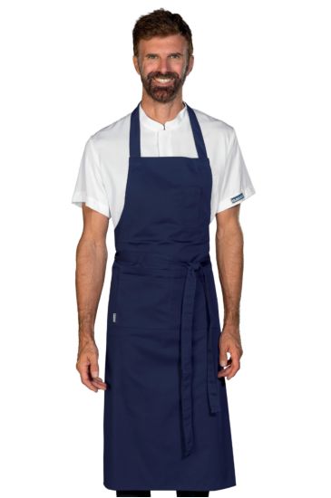 BOMBAY EXTRALARGE BLUE BIBS APRON Blu Isacco