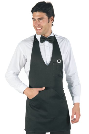 Bistro apron Black Isacco