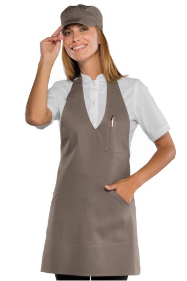 Bistro apron - Isacco Mud