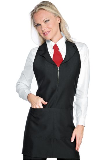 Madeira apron with zip - Isacco Black