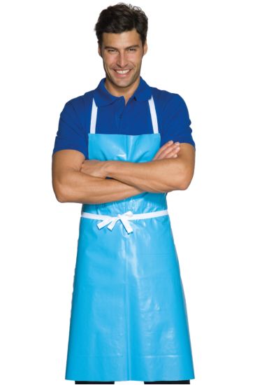 Wax breast apron cm 70x90 - Isacco Light Blue