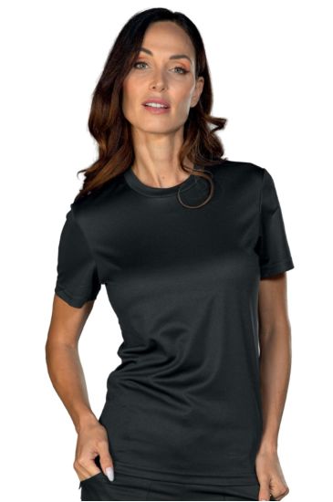 Technical Stain-resistant T-shirt Black Isacco