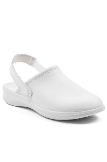 Woman light white sabot - Isacco Bianco