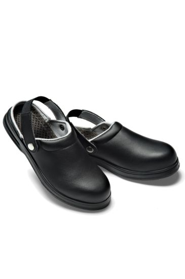 Sabot with toecap - Isacco Nero