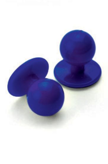 Confezione 10 Bottoni a pallina antipanico - Isacco Blue