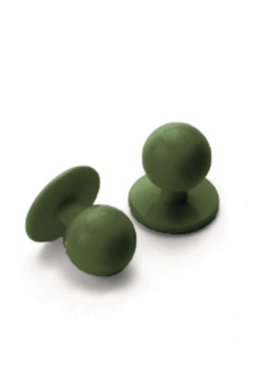 Chef buttons (package of 10 items) - Isacco Green Army