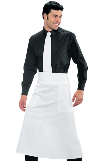 Versailles apron without split - Isacco White