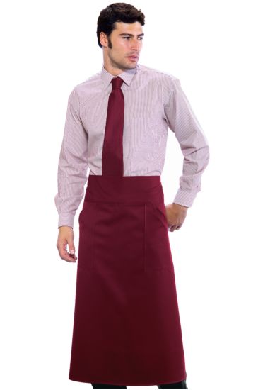 Versailles apron without split - Isacco Bordeaux