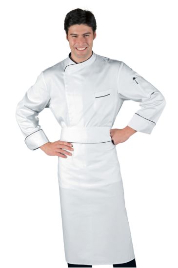 Rondin apron cm 95x70 - Isacco White+black