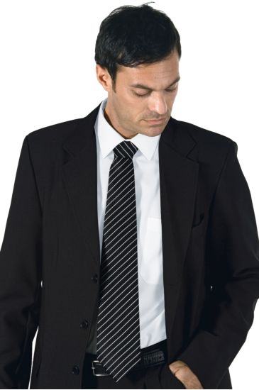 Cravatta classica - Isacco Regimental Nero