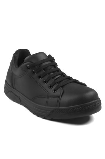 Scarpa Sneaker con Puntale Microfibra Comfort Unisex - Isacco Nero