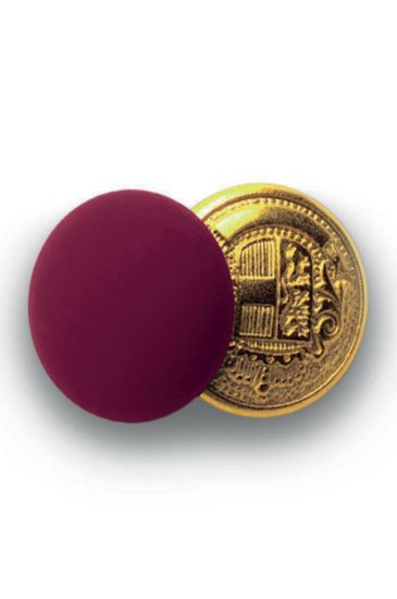 Golden + colour cufflinks - Isacco Bordeaux