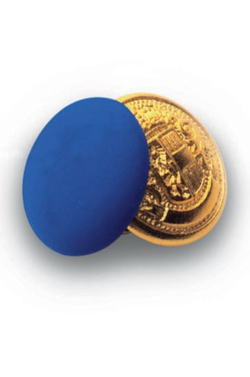 Bottoni gemello Oro + Colore - Isacco Blu Cina