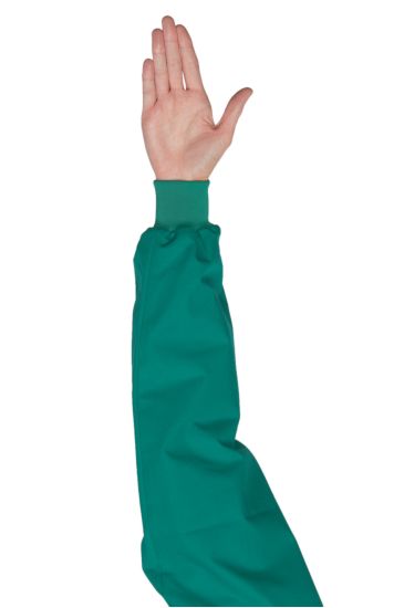 Coppia polsi in maglia Verde Isacco